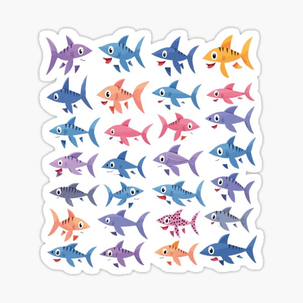 Item preview, Shark collection day designed and sold by DesginsDone.