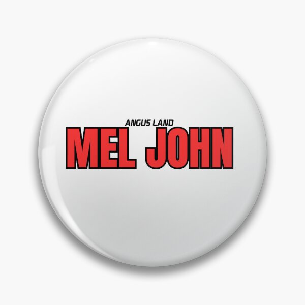 Item preview, Mel John Logo Poster designed and sold by AngusLand.