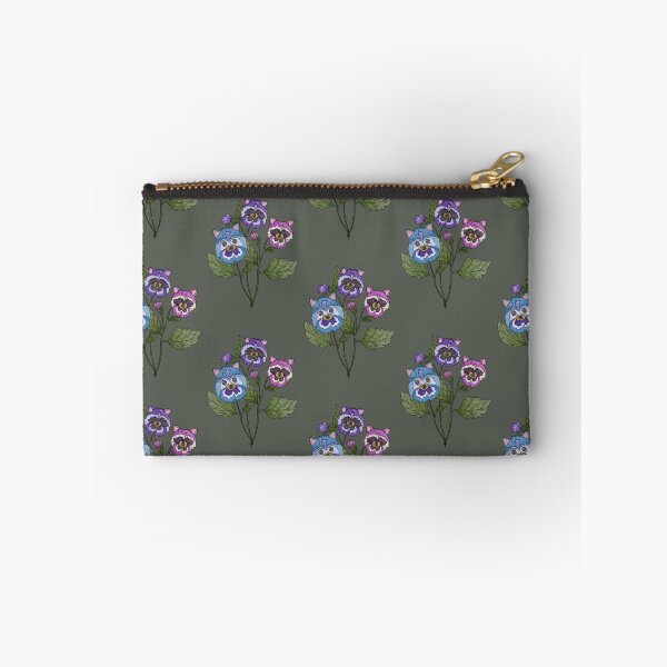 Item preview, Trash Pansies - Raccoon (Trash Panda) and Pansy Animal-Flower Hybrid  designed and sold by Marguerite Artistry.