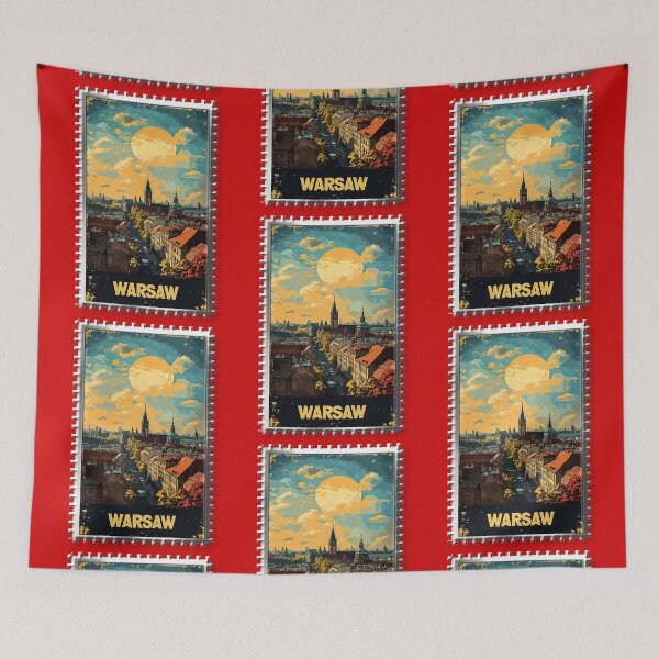 Artikelvorschau, Gerahmte Vintage-Kunst Warschau entworfen und verkauft von SoldierAlways.