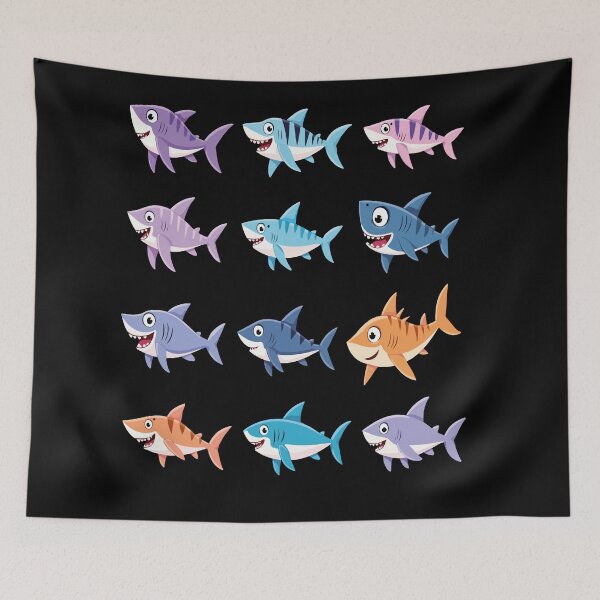 Item preview, Shark party collection designed and sold by DesginsDone.