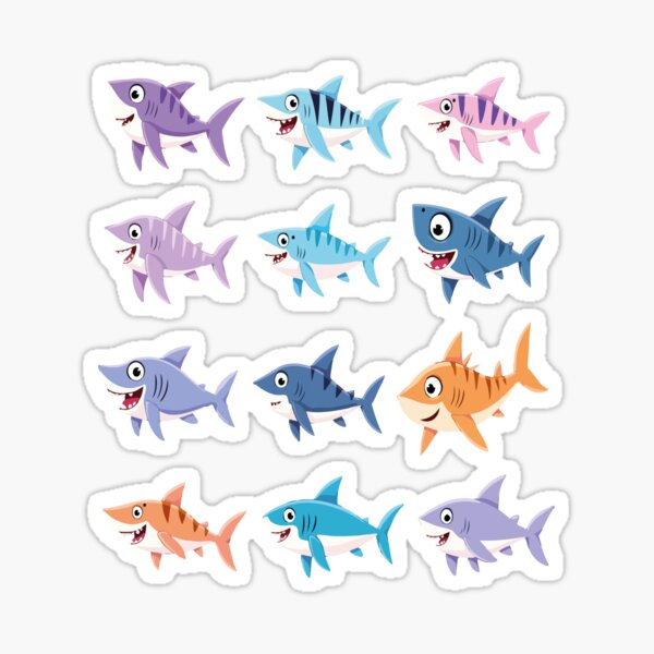Item preview, Shark party collection designed and sold by DesginsDone.