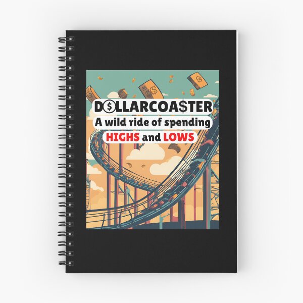 Item preview, Rollercoaster Spending designed and sold by DoodleImprints.