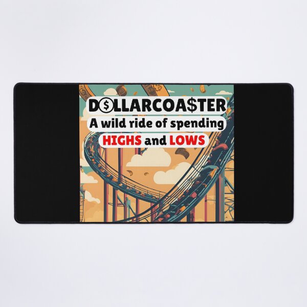 Item preview, Rollercoaster Spending designed and sold by DoodleImprints.