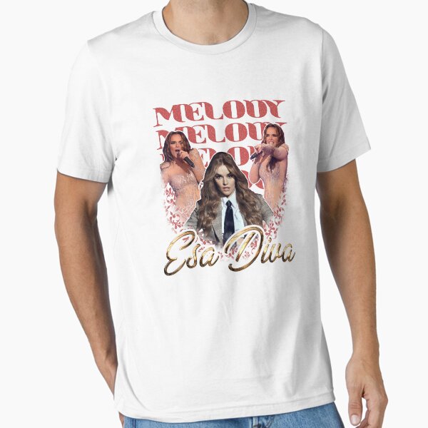 Aperçu de l'œuvre Melody esa diva Espagne Merch Eurovision 2025 créée et vendue par Pepabeef1.