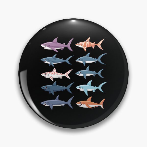 Item preview, Pattern - Shark fish designed and sold by DesginsDone.