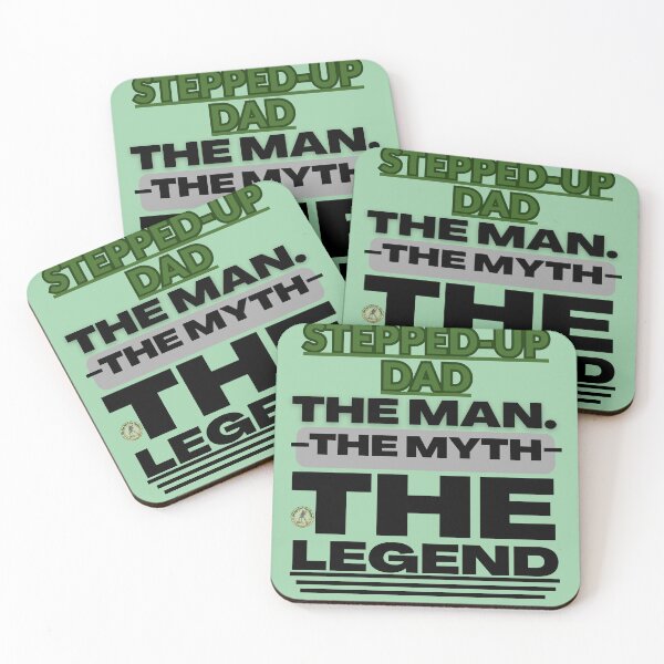 Item preview, Stepped-up Dad, The Man, The Myth, Fun, Novelty, Elderly Gift For The Worlds Best Dad designed and sold by Old Age Ain't For Sissies!.