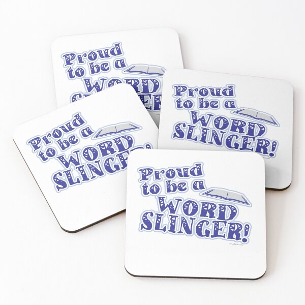 Item preview, Proud To Be Word Slinger Writer Slogan designed and sold by mytshirtfort.