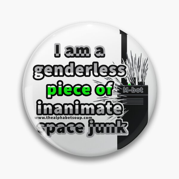 Item preview, Genderless piece of inanimate space junk designed and sold by AlphabetSoupLLC.