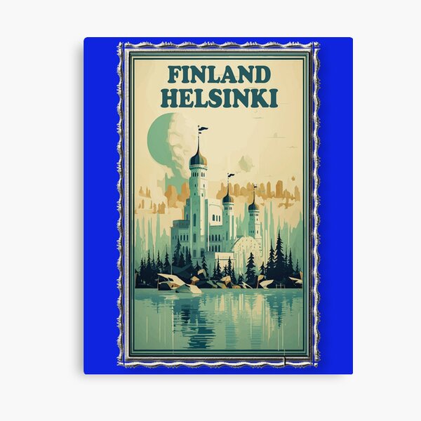 Item preview, Vintage Framed Art Helsinki designed and sold by SoldierAlways.