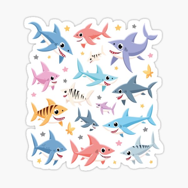 Item preview, Shark Collection Patern designed and sold by DesginsDone.
