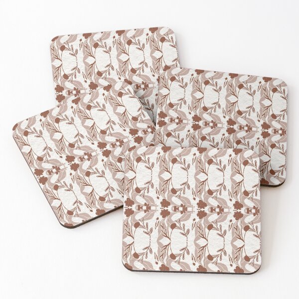Item preview, Texture flower pattern.Floral seamless pattern in the 2025 color of the year Mocha Mousse. Fashion industry. designed and sold by TaniaArtDesign.