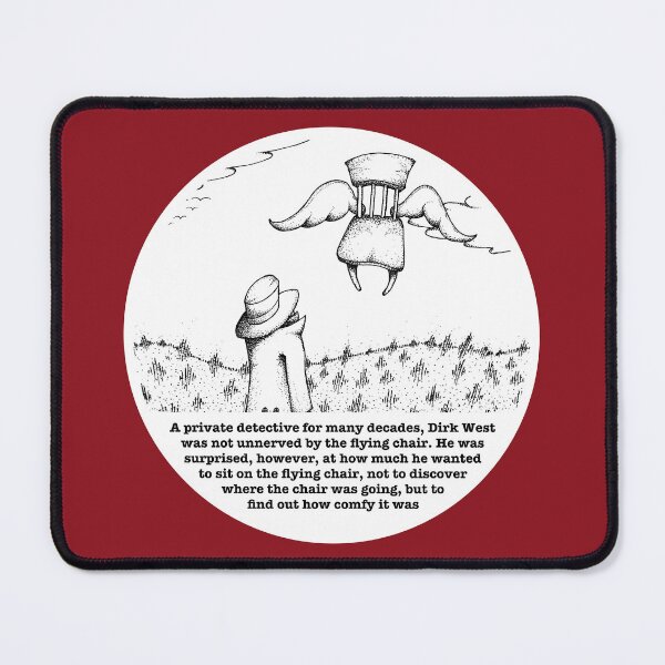 Item preview, Dirk West and the flying chair designed and sold by Quahx.
