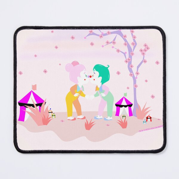 Item preview, CIRCUS IN SPRING: KISSING KLOWNS designed and sold by Antisocial Creatives.