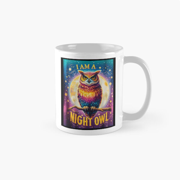 Item preview, Night Owl – Mystical Owl for Night Lovers designed and sold by Design by Anthony .
