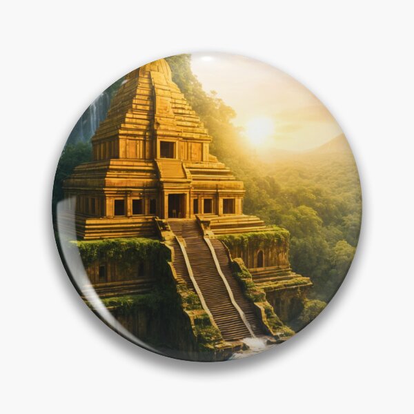 Item preview, Ancient Lost City in the Jungle designed and sold by PhoceaWallpaper.