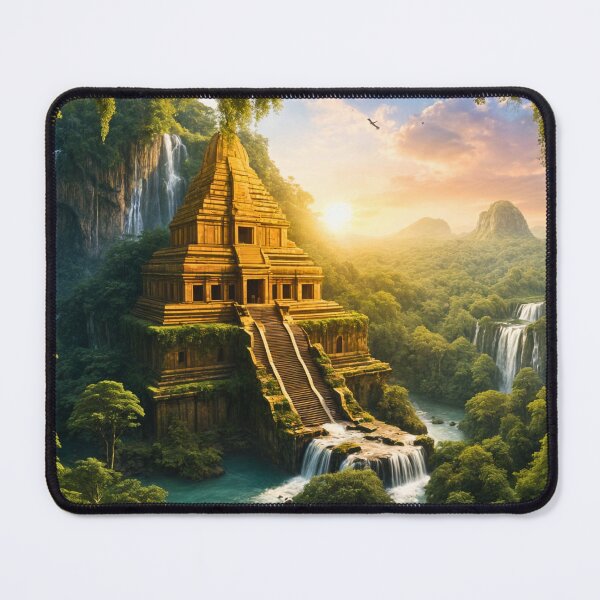 Item preview, Ancient Lost City in the Jungle designed and sold by PhoceaWallpaper.