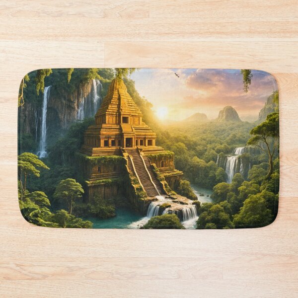 Item preview, Ancient Lost City in the Jungle designed and sold by PhoceaWallpaper.