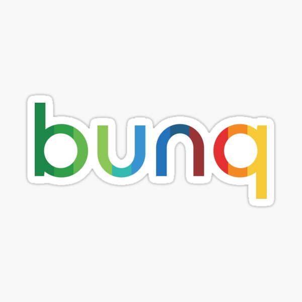 bunq Rainbow. Sticker