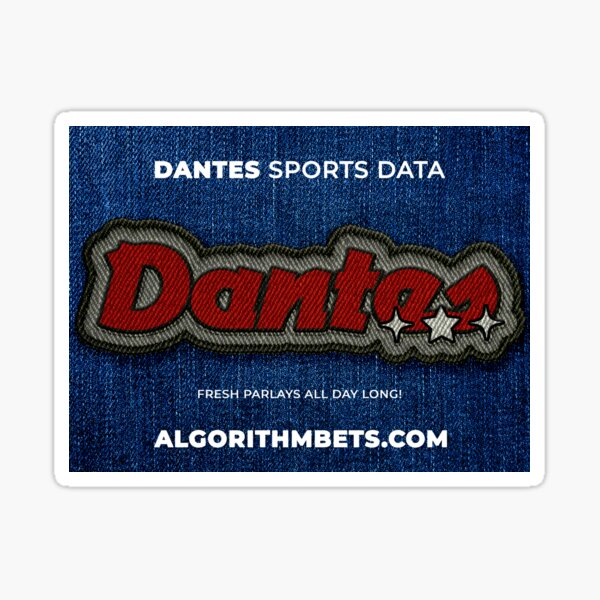 Dantes Denim Sticker