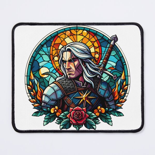 Artikelvorschau, Glasmalerei Geralt entworfen und verkauft von DuskTillDown.