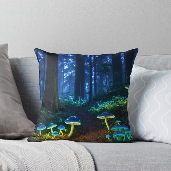 Item preview, Bioluminescent Forest designed and sold by PhoceaWallpaper.