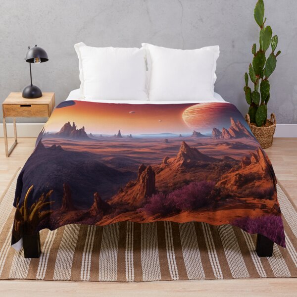 Item preview, Alien Planet Landscape designed and sold by PhoceaWallpaper.
