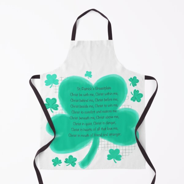 Item preview, St. Patrick's Breastplate with Shamrocks designed and sold by K Jolly Art .
