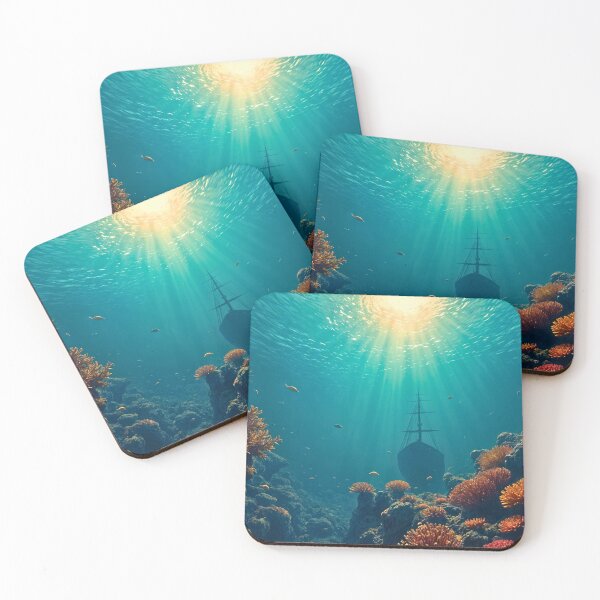 Item preview, Deep Underwater World designed and sold by PhoceaWallpaper.