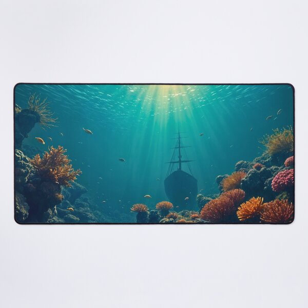 Item preview, Deep Underwater World designed and sold by PhoceaWallpaper.