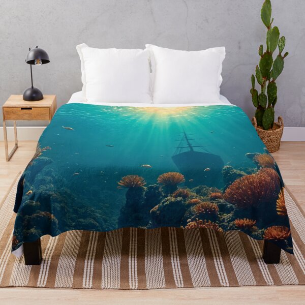 Item preview, Deep Underwater World designed and sold by PhoceaWallpaper.