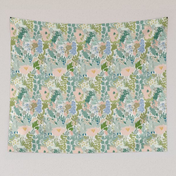 Item preview, Floral Lilly Aesthetic Pattern designed and sold by Creative Brat Design Studio.
