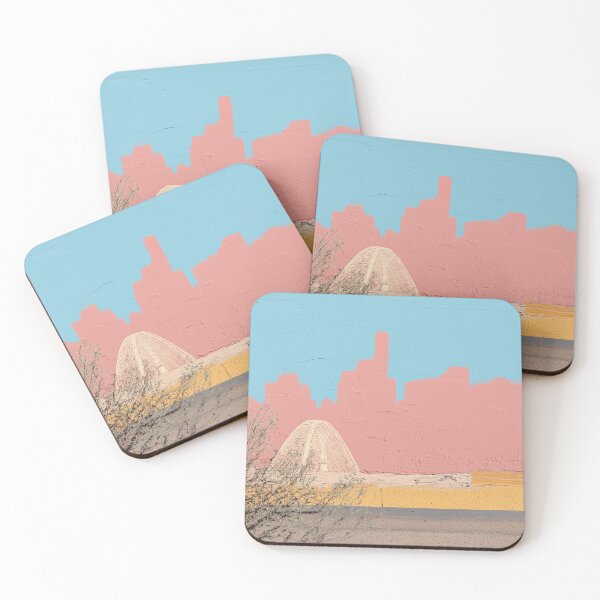 Item preview, Edmonton Skyline Minimalist Mural – Urban Desert Aesthetic designed and sold by YegMark.