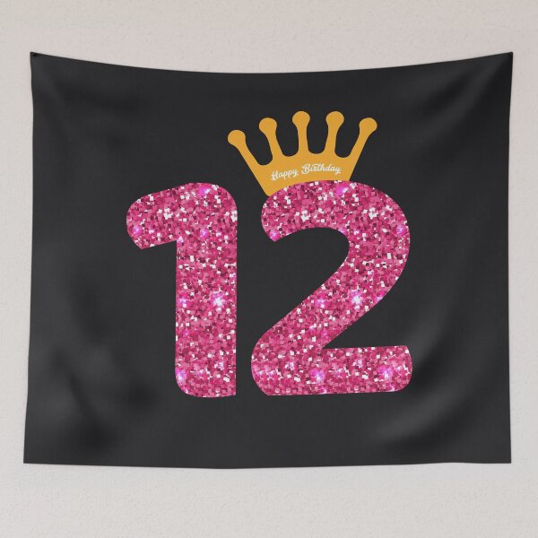 Item preview, 12th Queens Crow Happy Birthday for Girls designed and sold by melsens.