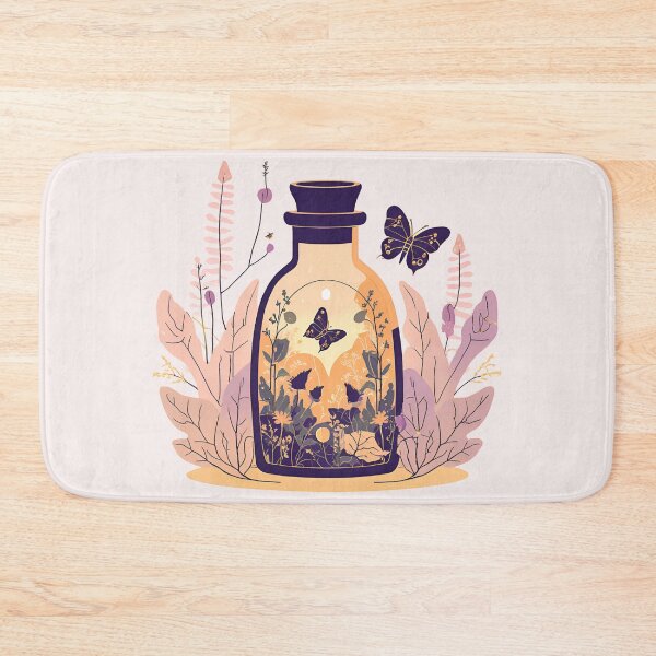 Item preview, Enchanted Butterfly Potion Mystical Floral  designed and sold by onyxember.