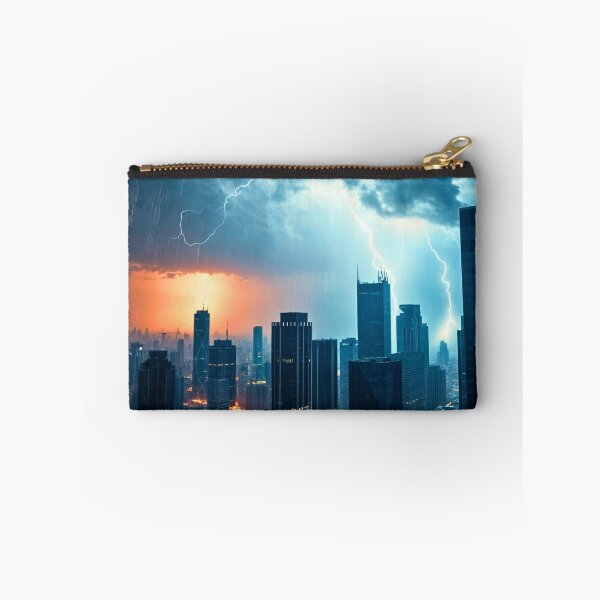 Item preview, Storm Over a Megacity designed and sold by PhoceaWallpaper.