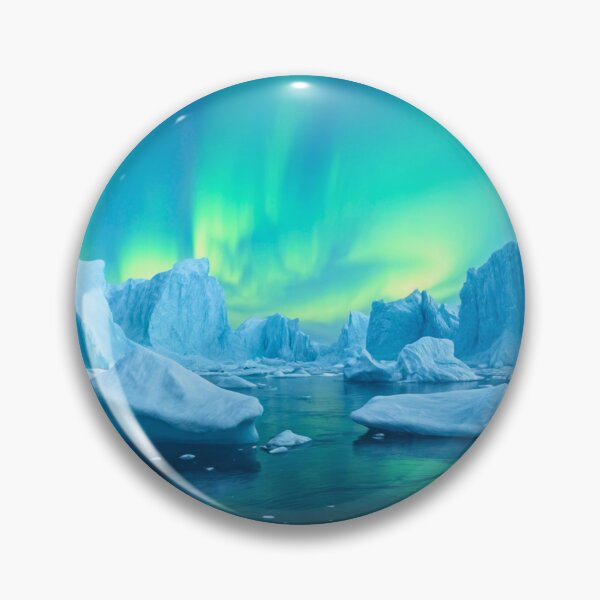 Item preview, Floating Iceberg Paradise designed and sold by PhoceaWallpaper.