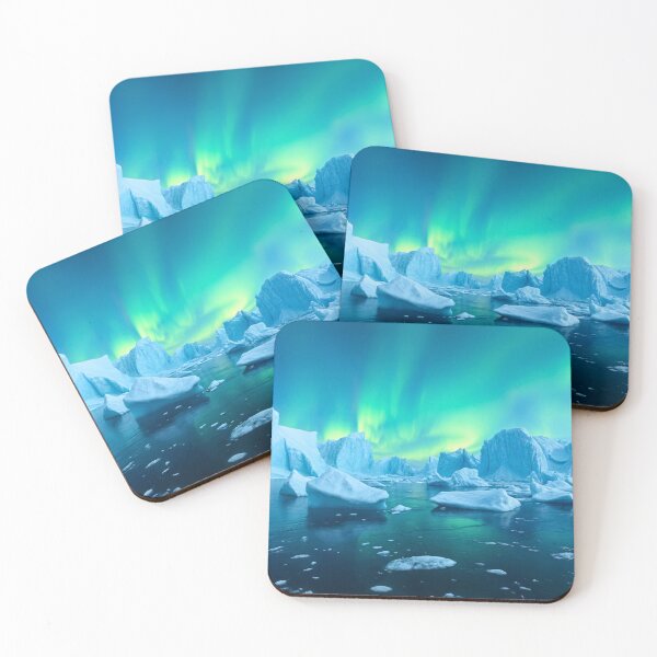 Item preview, Floating Iceberg Paradise designed and sold by PhoceaWallpaper.