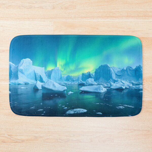 Item preview, Floating Iceberg Paradise designed and sold by PhoceaWallpaper.