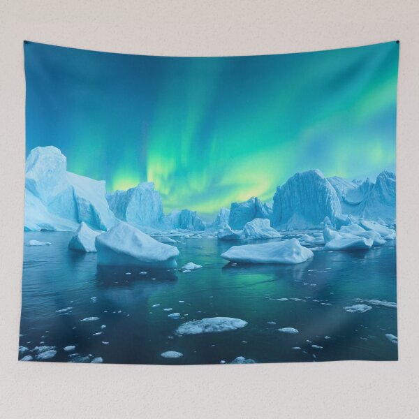 Item preview, Floating Iceberg Paradise designed and sold by PhoceaWallpaper.