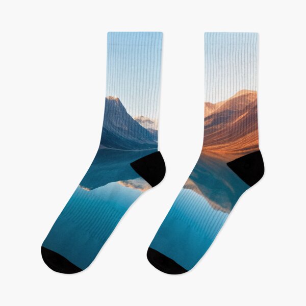 Item preview, Mirror Lake in the Mountains designed and sold by PhoceaWallpaper.