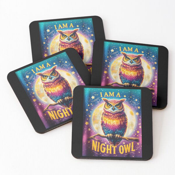 Item preview, Night Owl – Mystical Owl for Night Lovers designed and sold by Design by Anthony .