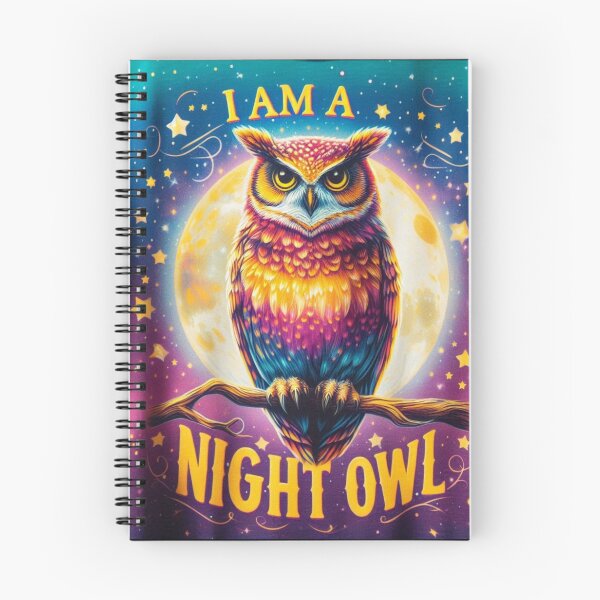Item preview, Night Owl – Mystical Owl for Night Lovers designed and sold by Design by Anthony .