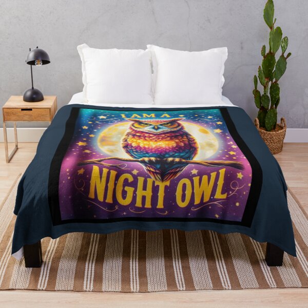 Item preview, Night Owl – Mystical Owl for Night Lovers designed and sold by Design by Anthony .