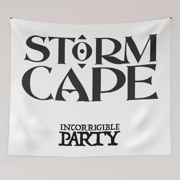 Item preview, Storm Cape - The Incorrigible Party - Black designed and sold by ip-podcast.