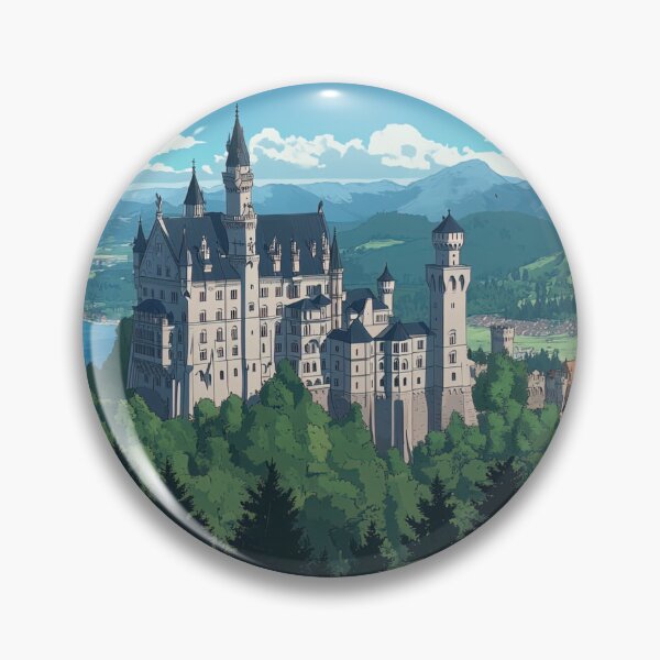 Item preview, Neuschwanstein Castle | Anime style designed and sold by ComicsFactory.