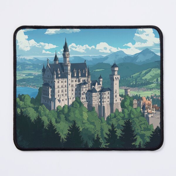 Item preview, Neuschwanstein Castle | Anime style designed and sold by ComicsFactory.