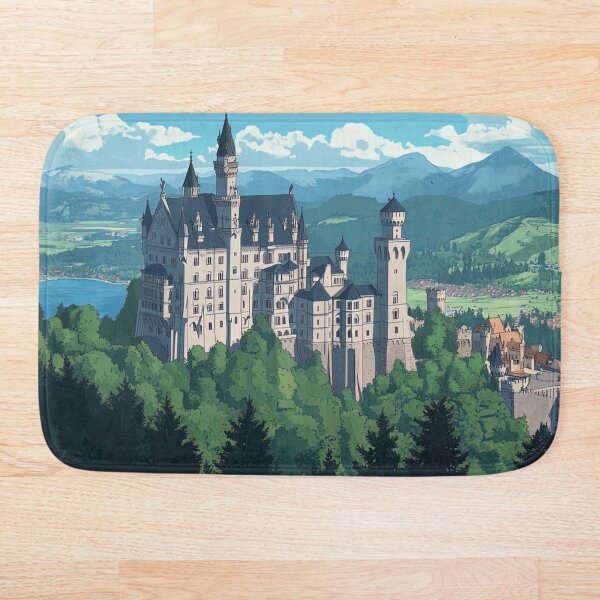 Item preview, Neuschwanstein Castle | Anime style designed and sold by ComicsFactory.