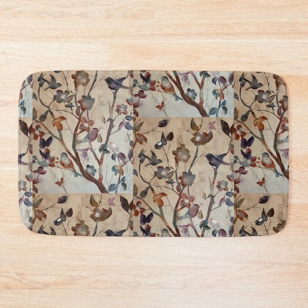 Item preview, Brown and Birds and Leaves designed and sold by SucculentLovers.