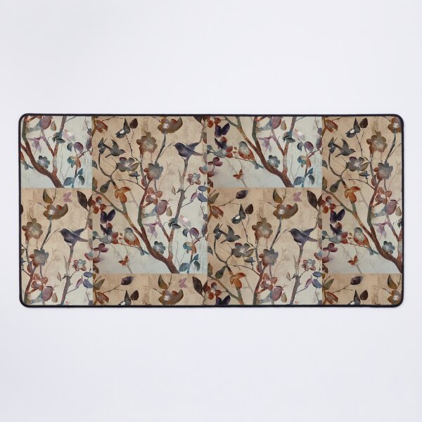 Item preview, Brown and Birds and Leaves designed and sold by SucculentLovers.